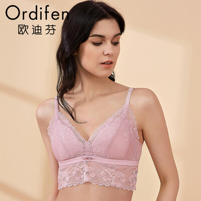 Ou Difen no steel ring thin section bra 2018 autumn&winter new underwear triangle cup lace sexy bra beauty back bra XB8667 clear purple
Ou Difen no steel ring thin section bra 2018 autumn&winter new underwear triangle cup lace sexy bra beauty back bra XB8667 clear purple