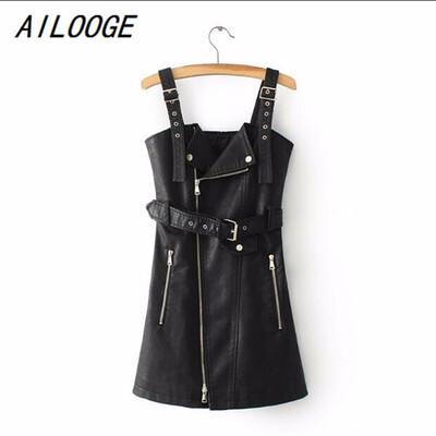Fashion PU leather dress women V neck mini sexy dress Christmas sash zipper winter black short dress sundress vestido
Fashion PU leather dress women V neck mini sexy dress Christmas sash zipper winter black short dress sundress vestido