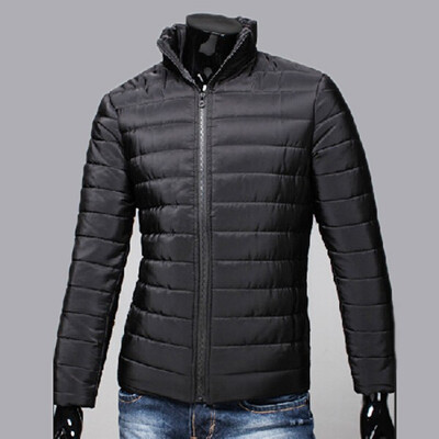 Mens Fashion Pure Color Stand Collar Long Sleeve Breathable Casual Zipper Cotton-Padded Jacket
Mens Fashion Pure Color Stand Collar Long Sleeve Breathable Casual Zipper Cotton-Padded Jacket