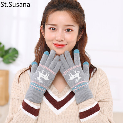 St Susanna wool gloves female winter Korean cute student cartoon warm outdoor riding driving touch screen ladies gloves SSN890 gray one yard
St Susanna wool gloves female winter Korean cute student cartoon warm outdoor riding driving touch screen ladies gloves SSN890 gray one yard
