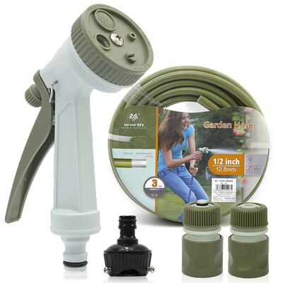 WORTH high pressure water gun car wash water gun set car cleaning beauty gardening spray watering watering pipe multi-purpose multi-purpose 25 m water pipe set
WORTH high pressure water gun car wash water gun set car cleaning beauty gardening spray watering watering pipe multi-purpose multi-purpose 25 m water pipe set