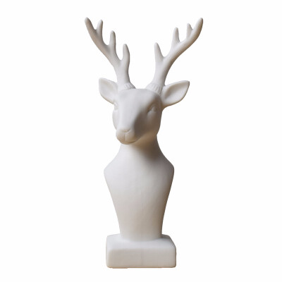 European minimalist white ceramic deer head craft figurine matte frosted animal handicraft ornament home decoration accessories
European minimalist white ceramic deer head craft figurine matte frosted animal handicraft ornament home decoration accessories