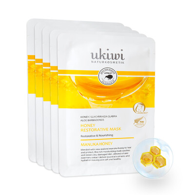 New Zealand Elf ukiwi Imported from New Zealand Honey Honey Repair Mask Set 5 moisturizing soothing hydrating men&women skin care cosmetics
New Zealand Elf ukiwi Imported from New Zealand Honey Honey Repair Mask Set 5 moisturizing soothing hydrating men&women skin care cosmetics