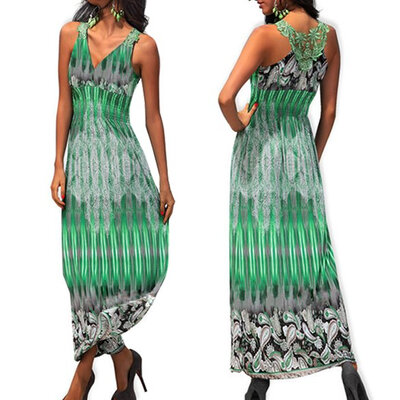 Womens V-Neck High Waist Summer Beach Women Dress 
Womens V-Neck High Waist Summer Beach Women Dress