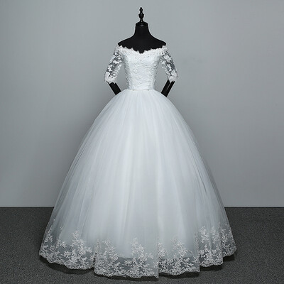 Wedding Dress 2018 New Arrival Flowers Butterfly Gelinlik Embroidery Lace Boat Neck Princess Wedding Gowns Vestidos De Novia
Wedding Dress 2018 New Arrival Flowers Butterfly Gelinlik Embroidery Lace Boat Neck Princess Wedding Gowns Vestidos De Novia