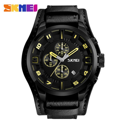 SKMEI New Fashionable Sports Casual Watch For Men Luxury Business Leather Strap Waterproof Wrist Watch Male Watch Relogio Masculino
SKMEI New Fashionable Sports Casual Watch For Men Luxury Business Leather Strap Waterproof Wrist Watch Male Watch Relogio Masculino