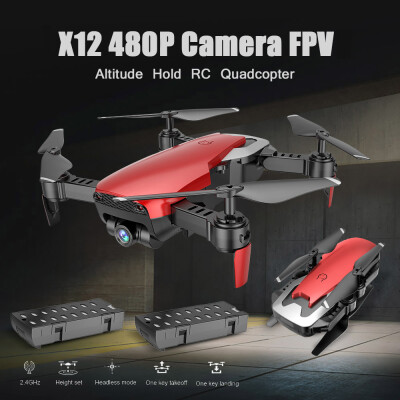 Dongmingtuo X12 720P Wide Angle Camera WiFi FPV Drone Altitude Hold RC Quadcopter w Three Batteries
Dongmingtuo X12 720P Wide Angle Camera WiFi FPV Drone Altitude Hold RC Quadcopter w Three Batteries