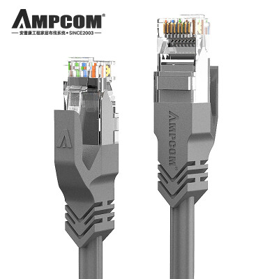 AMPCOM six types of cable CAT6 RJ45 oxygen-free copper 8-core twisted pair 3 m computer router network jumper AMC6GY71630
AMPCOM six types of cable CAT6 RJ45 oxygen-free copper 8-core twisted pair 3 m computer router network jumper AMC6GY71630