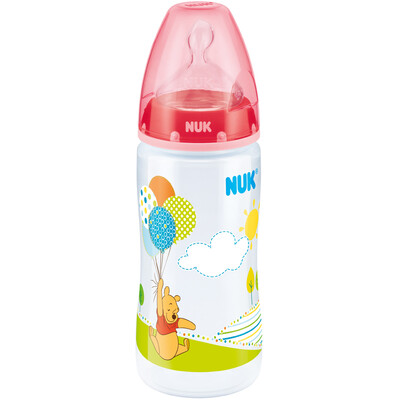 NUK wide caliber bottle PP plastic baby bottle 300ml with anti-flatulence silicone nipple 0-6 months round hole Disney red pattern random Germany imported
NUK wide caliber bottle PP plastic baby bottle 300ml with anti-flatulence silicone nipple 0-6 months round hole Disney red pattern random Germany imported