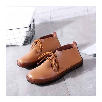 2018 autumn fashion new leather ankle boots soft bottom round head thick Martin boots retro art female female casual shoes
2018 autumn fashion new leather ankle boots soft bottom round head thick Martin boots retro art female female casual shoes