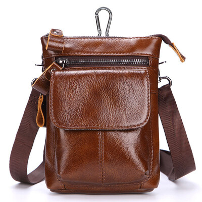 NovelTeez Mens pocket leather belt mobile phone bag top layer leather multifunction bag
NovelTeez Mens pocket leather belt mobile phone bag top layer leather multifunction bag