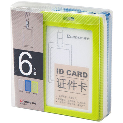 Comix 6 sets of colorful vertical card sets work permit show card A7932-6 office stationery
Comix 6 sets of colorful vertical card sets work permit show card A7932-6 office stationery