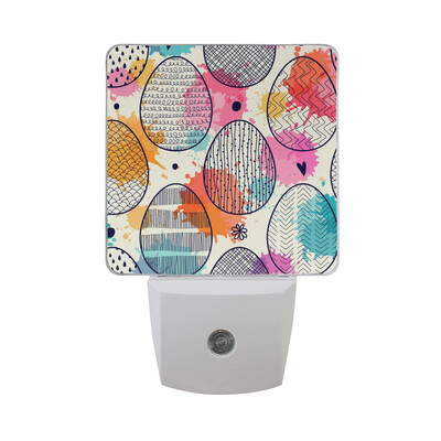 ALAZA LED Night Light With Smart Dusk To Dawn SensorEaster Background With Eggs Plug In Night Light
ALAZA LED Night Light With Smart Dusk To Dawn SensorEaster Background With Eggs Plug In Night Light