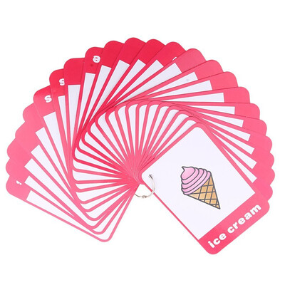 24 Pieces -Food Flash Cards-English word learning card&pocket size flash card for Preschool children-English Vocabulary Cards
24 Pieces -Food Flash Cards-English word learning card&pocket size flash card for Preschool children-English Vocabulary Cards