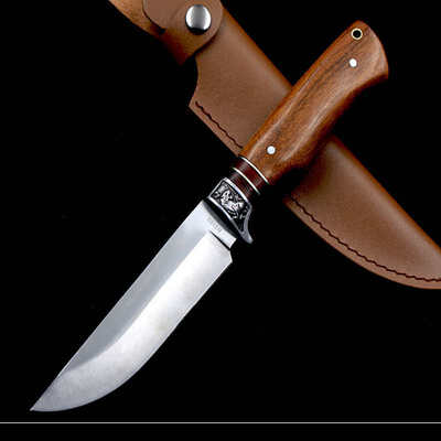 Wolf head outdoor knife Colombia columbia small straight knife self-defense wolf wild survival knife tactical knife special combat tool sour wood knife handle leather scabbard B3183
Wolf head outdoor knife Colombia columbia small straight knife self-defense wolf wild survival knife tactical knife special combat tool sour wood knife handle leather scabbard B3183