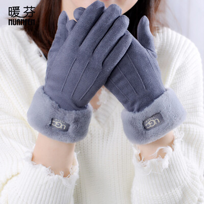 Warm Fen NuanFen gloves female winter plus velvet thick waterproof warm riding all refers to plush cute cartoon Korean version of the simple five fingers points A5333D dark gray
Warm Fen NuanFen gloves female winter plus velvet thick waterproof warm riding all refers to plush cute cartoon Korean version of the simple five fingers points A5333D dark gray