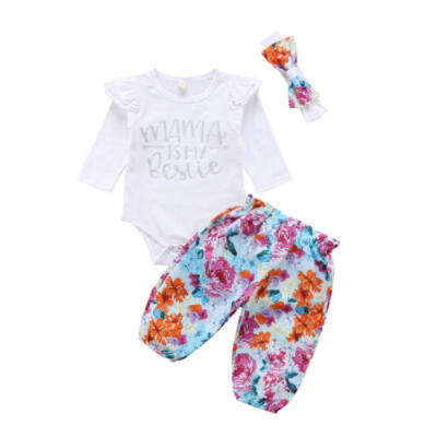 Toddler Infant Baby Girl Flower Bow Romper Pants Leggings 3Pcs Outfits Clothes
Toddler Infant Baby Girl Flower Bow Romper Pants Leggings 3Pcs Outfits Clothes