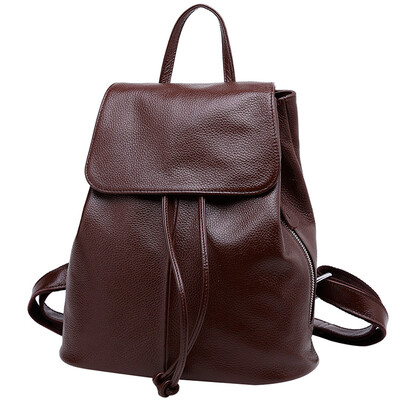 Boyatu first layer cowhide handbags fashion simple British style casual backpack backpack female brown
Boyatu first layer cowhide handbags fashion simple British style casual backpack backpack female brown
