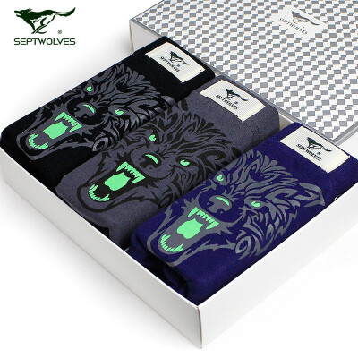Seven wolves SEPTWOLVES men&39s underwear cotton flat pants in the waist lunar wolf 3 installed 3XL 95015
Seven wolves SEPTWOLVES men&39s underwear cotton flat pants in the waist lunar wolf 3 installed 3XL 95015