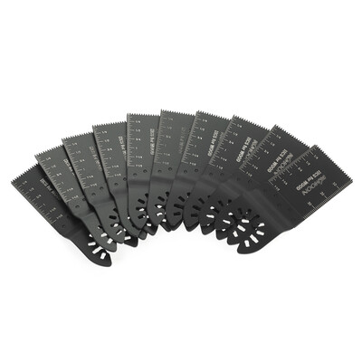 KKmoon 10pcs Oscillating Multi Tool Saw Blade High Carbon Steel Saw Blades Multitool Accessory Kit for DeWalt Cougar Dremel Fein
KKmoon 10pcs Oscillating Multi Tool Saw Blade High Carbon Steel Saw Blades Multitool Accessory Kit for DeWalt Cougar Dremel Fein