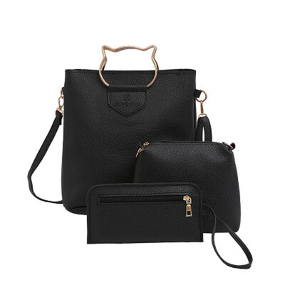 Korea women bag PU Mother bag Three piece set Ladies handbag 2018 new winter&autumn leisure shoulder bag
Korea women bag PU Mother bag Three piece set Ladies handbag 2018 new winter&autumn leisure shoulder bag
