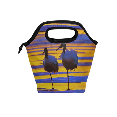 Insulated Lunch Tote Bag Two Crane Travel Picnic Lunch Handbags Portable Zipper Lunch Bag Box
Insulated Lunch Tote Bag Two Crane Travel Picnic Lunch Handbags Portable Zipper Lunch Bag Box