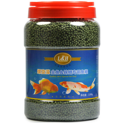 Jingdong supermarket L & H-music live fish food fish&fish feed cold water fish spirulina Luohan fish enrichment feed Spirulina goldfish Koi special grain 1100g
Jingdong supermarket L & H-music live fish food fish&fish feed cold water fish spirulina Luohan fish enrichment feed Spirulina goldfish Koi special grain 1100g
