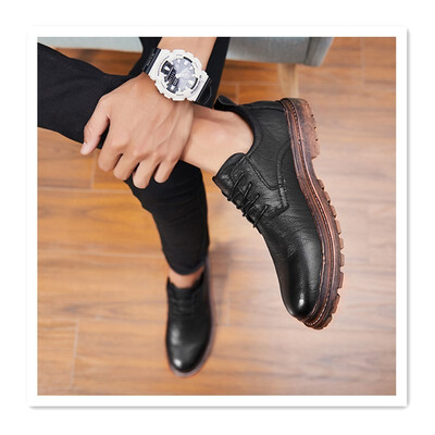 2018 Korean version of the trend of low mens business casual Martin shoes mens breathable running shoes hollow lightweight mens 
2018 Korean version of the trend of low mens business casual Martin shoes mens breathable running shoes hollow lightweight mens