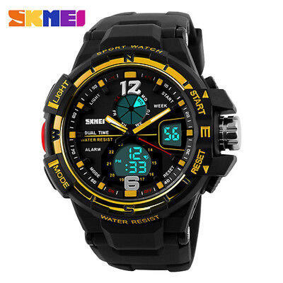 New SKMEI Watch Sport Quartz Wrist Men Mens Analog Digital Waterproof Military M
New SKMEI Watch Sport Quartz Wrist Men Mens Analog Digital Waterproof Military M