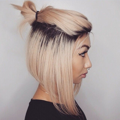 9A Grade 100 Human Virgin Hair Ombre Blonde Bob Glueless Lace Front Wig Short Silky Straight Full Lace Wig Natural Hairline with
9A Grade 100 Human Virgin Hair Ombre Blonde Bob Glueless Lace Front Wig Short Silky Straight Full Lace Wig Natural Hairline with