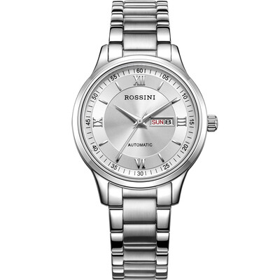 Rossini (ROSSINI) watch Ya Zun business series black plate steel belt import movement double calendar mechanical couple table female table 515702W04B
Rossini (ROSSINI) watch Ya Zun business series black plate steel belt import movement double calendar mechanical couple table female table 515702W04B