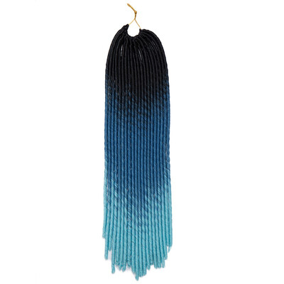 20" Two Ombre Braiding Hair Extension Faux Locs Synthetic Crochet One Piece Hair Braids 100g
20" Two Ombre Braiding Hair Extension Faux Locs Synthetic Crochet One Piece Hair Braids 100g