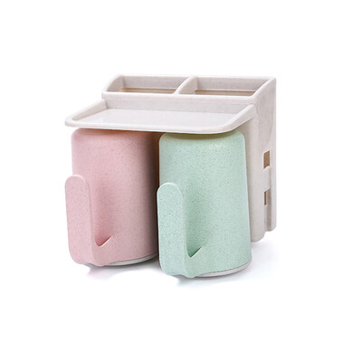 Self Adhesive Natural Wheat Straw Cup Hanger with Toothbrush Holder Wall Mounted Organizer for Rinse Cup Bathroom Storage
Self Adhesive Natural Wheat Straw Cup Hanger with Toothbrush Holder Wall Mounted Organizer for Rinse Cup Bathroom Storage