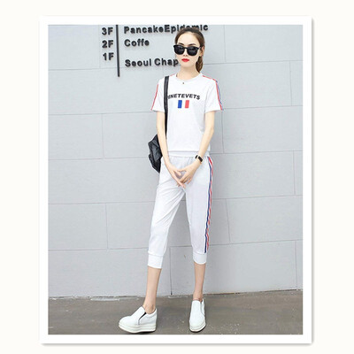 Summer sports suit female summer short-sleeved sportswear ladies casual suit female couple sportswear
Summer sports suit female summer short-sleeved sportswear ladies casual suit female couple sportswear