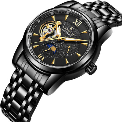 Mens Watches Top Brand Luxury Automatic Mechanical Watch Men Full Steel Business Waterproof Sport Watches Black
Mens Watches Top Brand Luxury Automatic Mechanical Watch Men Full Steel Business Waterproof Sport Watches Black