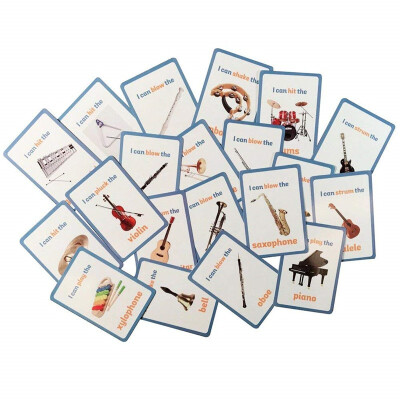 20 pc - Instruments Flash Cards-English word learning card&pocket size flash card for Preschool children-English Vocabulary Cards
20 pc - Instruments Flash Cards-English word learning card&pocket size flash card for Preschool children-English Vocabulary Cards