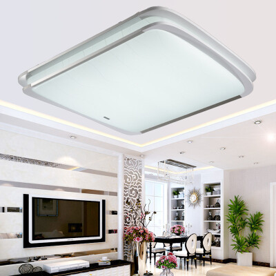 NVW) ceiling lamp living room lamp bedroom lamp led lamp modern simple sub-control aluminum lamp square stepless dimming (50W with remote control
NVW) ceiling lamp living room lamp bedroom lamp led lamp modern simple sub-control aluminum lamp square stepless dimming (50W with remote control