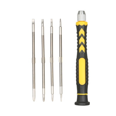 5 in 1 Multi-functional Screwdrivers Set with Magnetic Slotted&Phillips Bits Electrical Work Repair Tools Kit
5 in 1 Multi-functional Screwdrivers Set with Magnetic Slotted&Phillips Bits Electrical Work Repair Tools Kit