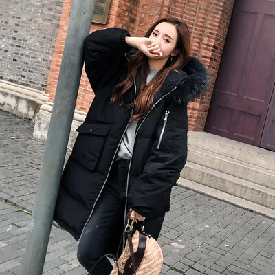 Winter clothing new Slim long down jacket female hooded white duck down warm large size womens jacket
Winter clothing new Slim long down jacket female hooded white duck down warm large size womens jacket