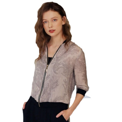 Silk sunscreen jacket 2019 spring&summer fashion silk embroidery printing slim slimming solid color casual business large size autumn ladies coat shirt
Silk sunscreen jacket 2019 spring&summer fashion silk embroidery printing slim slimming solid color casual business large size autumn ladies coat shirt