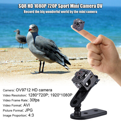 SQ8 HD 1080P 720P Sport Mini DV Camera Sepia Voice Video Recorder Infrared Digital Small Camera
SQ8 HD 1080P 720P Sport Mini DV Camera Sepia Voice Video Recorder Infrared Digital Small Camera