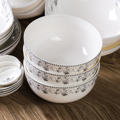 Jingdong supermarket rhyme Tang Nordic style 6-inch bowl bowl bowl 4 installed