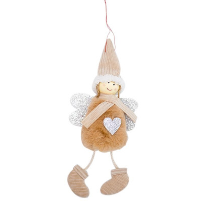 Christmas Decoration Cute Angel Plush Dolls Xmas Tree Ornaments Mini Hanging Pendant Party Decor Kids Gift
Christmas Decoration Cute Angel Plush Dolls Xmas Tree Ornaments Mini Hanging Pendant Party Decor Kids Gift