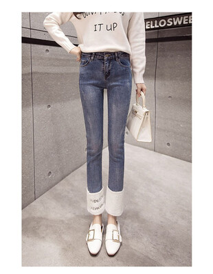 2018 cashmere&thickened jeans womens winter new ethnic windmill button loose&slim casual pants
2018 cashmere&thickened jeans womens winter new ethnic windmill button loose&slim casual pants