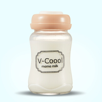 V-Coool breast milk storage bottle large scale wide diameter glass material single pack 180ml brown
V-Coool breast milk storage bottle large scale wide diameter glass material single pack 180ml brown