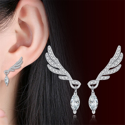 Fashion Super Shiny CZ Crystal Cubic Zirconia Stud Earrings Women Jewelry Wedding Gift Drop Shipping G26
Fashion Super Shiny CZ Crystal Cubic Zirconia Stud Earrings Women Jewelry Wedding Gift Drop Shipping G26