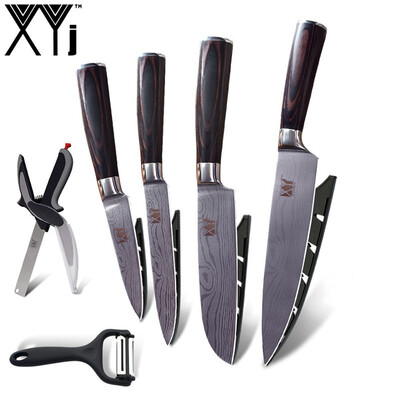 XYj Best Kitchen Knife Set Sharp Blade Bend Handle Stainless Steel Kitchen Knives Cooking Accessories Set
XYj Best Kitchen Knife Set Sharp Blade Bend Handle Stainless Steel Kitchen Knives Cooking Accessories Set