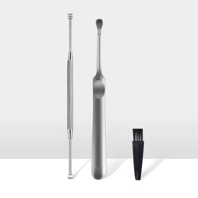 Nika NIKA ear spoon set 2 sticks stainless steel double ear dig spoon dew ear spoon ear pick tools
Nika NIKA ear spoon set 2 sticks stainless steel double ear dig spoon dew ear spoon ear pick tools