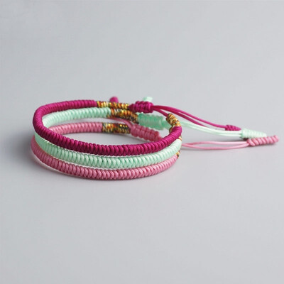 3pcs Multi Color Tibetan Buddhist Tibetan Good Luck Charm Bracelets Bangles For Women Men Handmade Rope Knots Bracelet
3pcs Multi Color Tibetan Buddhist Tibetan Good Luck Charm Bracelets Bangles For Women Men Handmade Rope Knots Bracelet