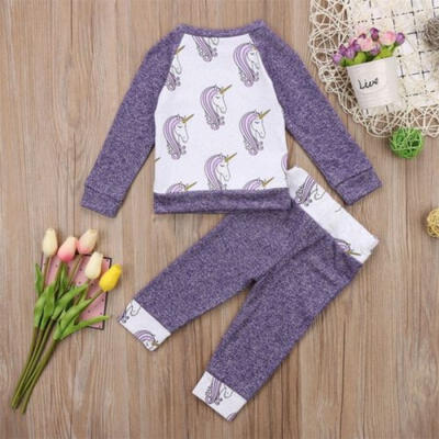 UK Stock Unicorn Kids Baby Girl Outfits Clothes T-shirt Top DressLong Pants Set
UK Stock Unicorn Kids Baby Girl Outfits Clothes T-shirt Top DressLong Pants Set